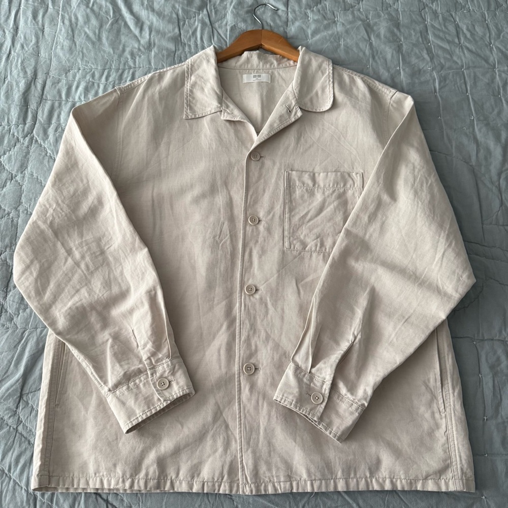 Uniqlo Linen Shirt Jacket